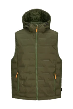 Chaleco acolchado capucha