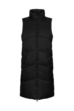 Chaleco midi acolchado de mujer