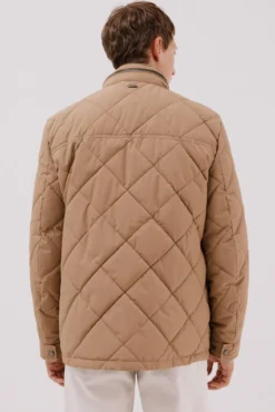 Chaqueta acolchada rombo