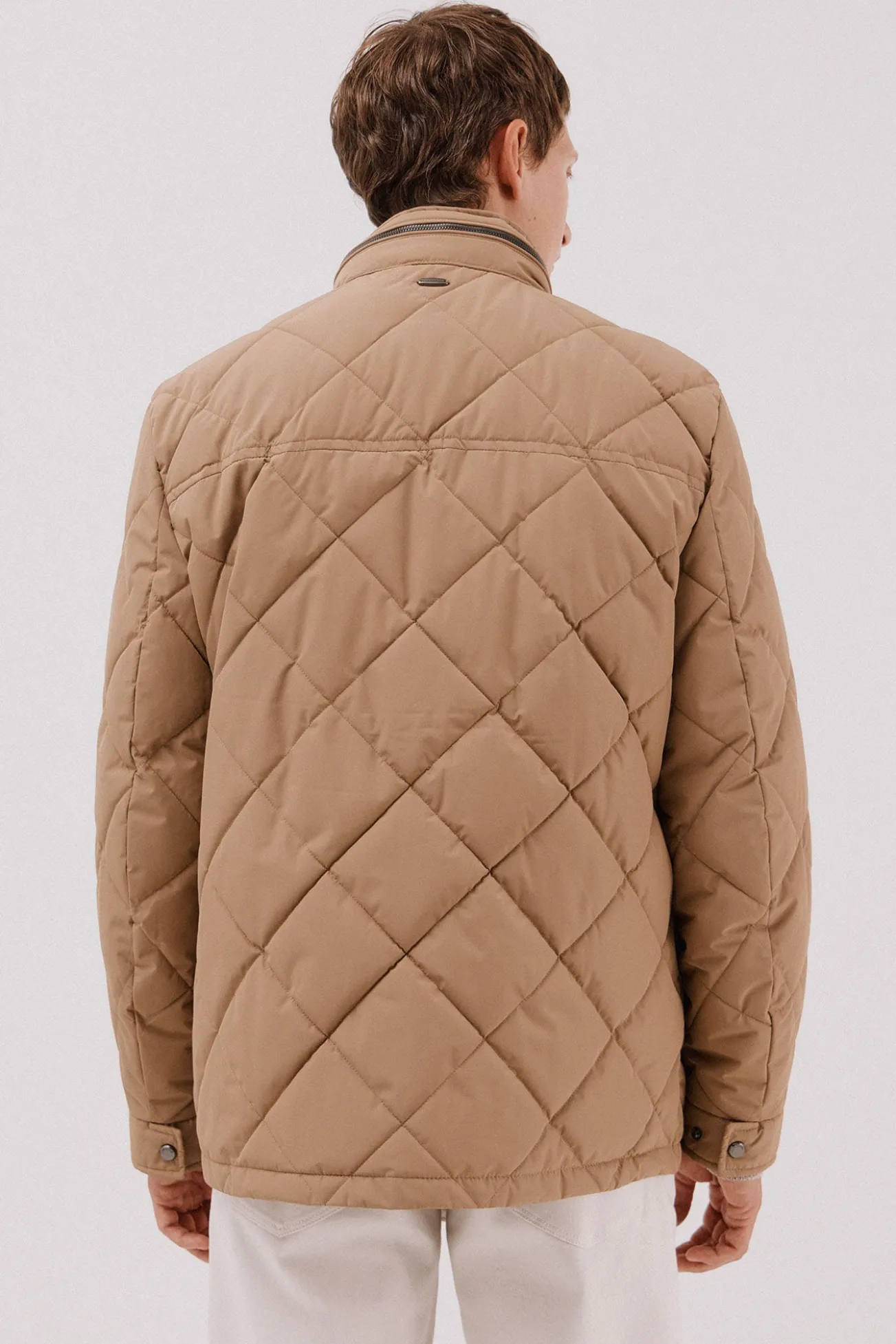Chaqueta acolchada rombo