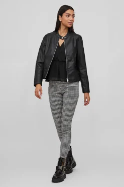 Chaqueta biker polipiel