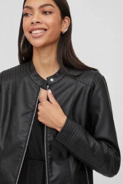 Chaqueta biker polipiel