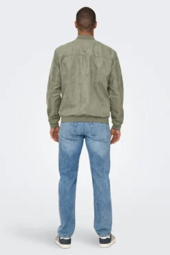 Chaqueta bomber antelina