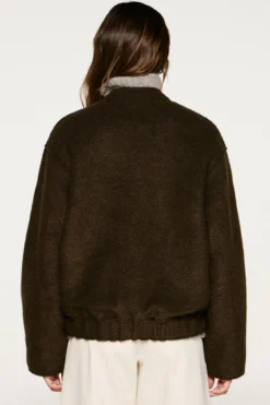 Chaqueta bomber lana.