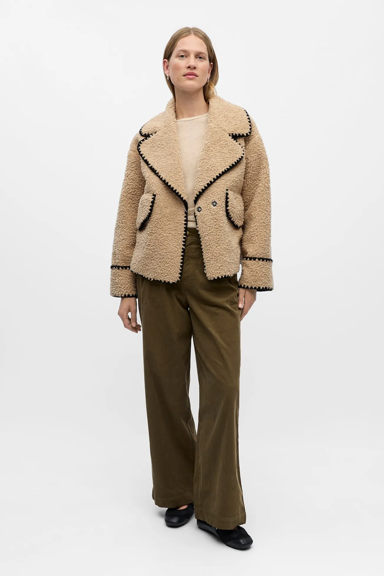 Chaqueta borreguillo sintético