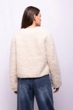 Chaqueta borreguillo sintético