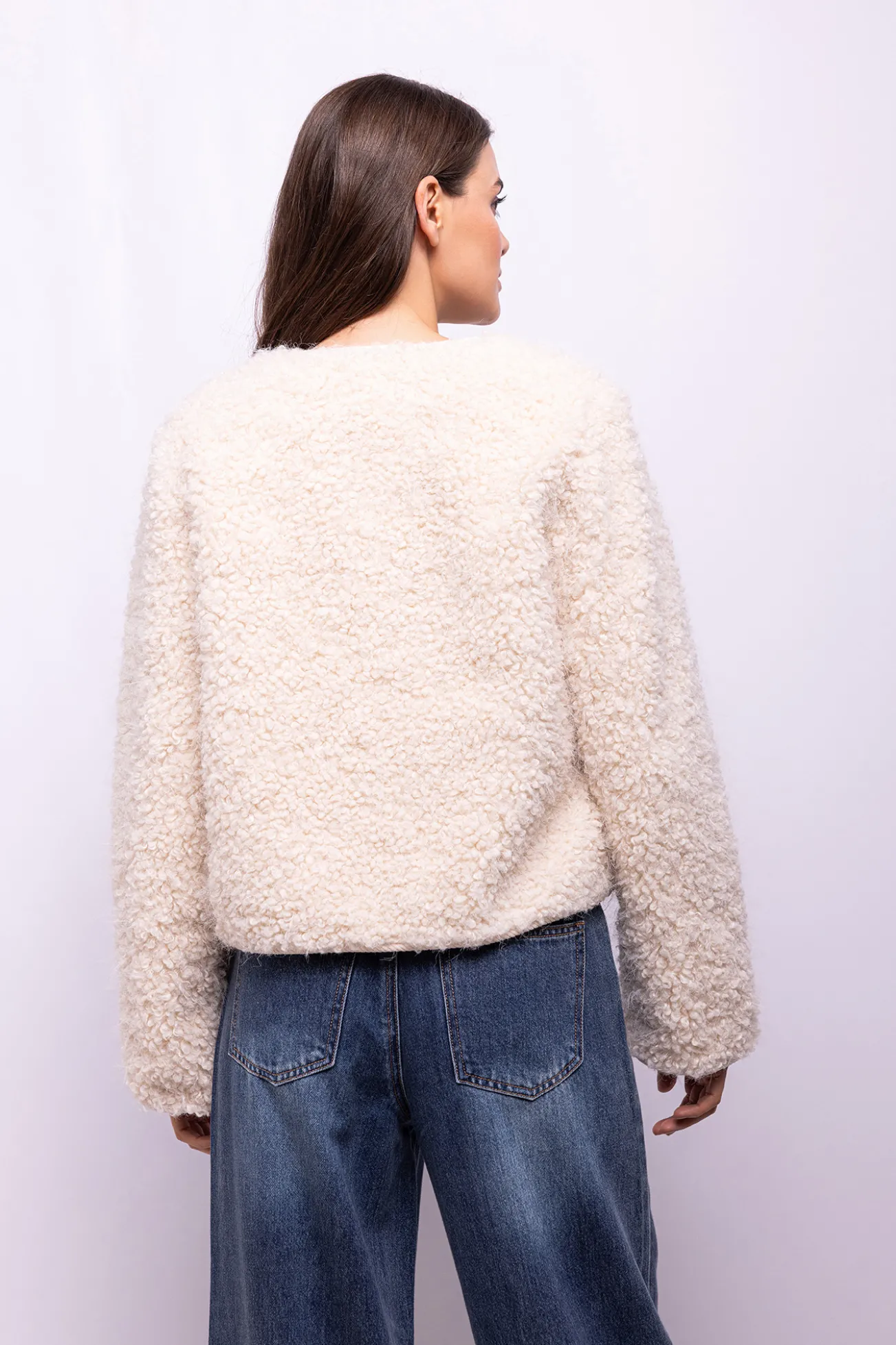 Chaqueta borreguillo sintético