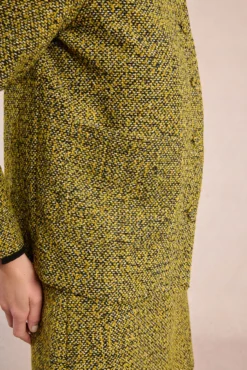 Chaqueta corta estampado discreto