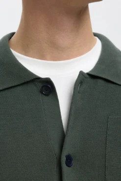 Chaqueta cárdigan con bolsillos 100% algodón orgánico