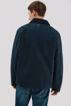 Chaqueta cuello combinado