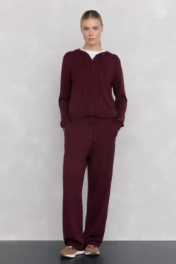 Chaqueta de punto capucha activewear