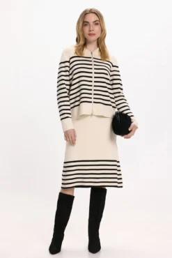Chaqueta de punto con viscosa