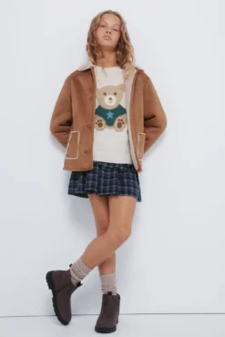 Chaqueta doble faz niña