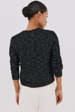 Chaqueta lúrex botones