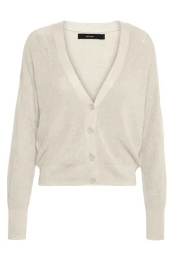 Chaqueta manga larga cuello pico de lurex