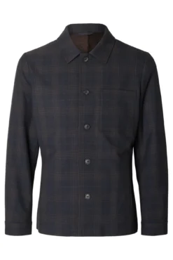 Chaqueta modal de vestir con botones y bolsillo frontal
