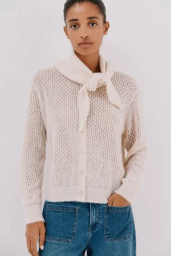 Chaqueta pañuelo punto