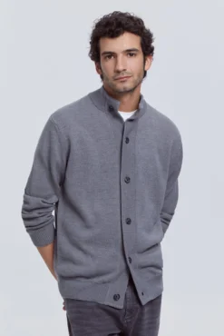 Chaqueta punto botones