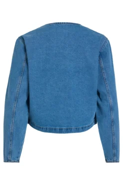 Chaqueta vaquera abotonada