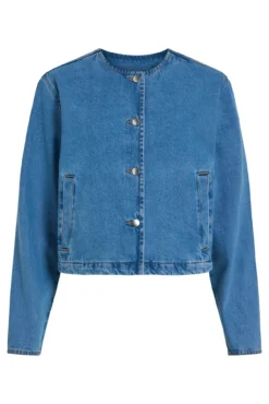 Chaqueta vaquera abotonada