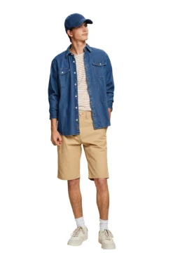 Chino bermuda 100% algodón sostenible