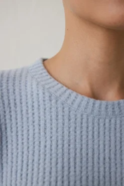 Conjunto de pijama de manga larga con cuello redondo y efecto térmico