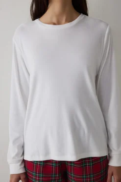 Conjunto de pijama largo pantalón cuadros