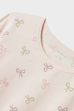 Conjunto de pijama niña lazos