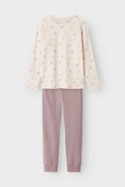 Conjunto de pijama niña lazos