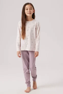Conjunto de pijama niña lazos