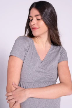 Conjunto pijama de rayas premamá