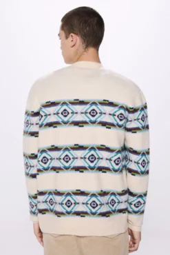 Cárdigan jacquard colores