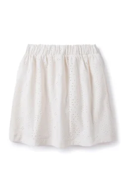 Falda bordado suizo niña