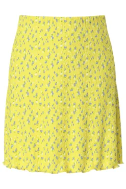 Falda corta de flores