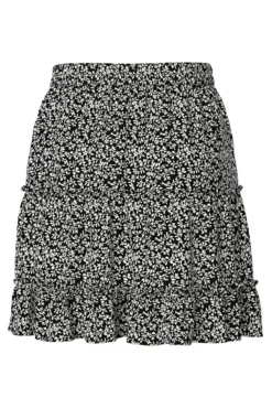 Falda corta de flores