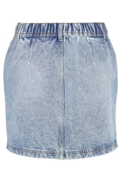 Falda corta denim