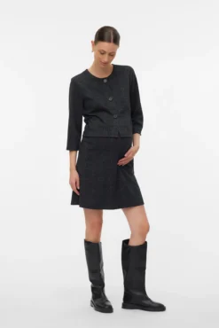 Falda corta de traje maternity