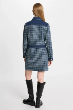 Falda corta de tweed