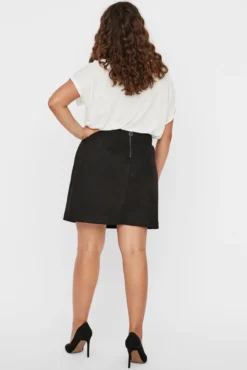 Falda corta efecto ante Curve