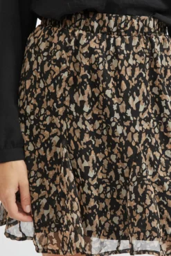 Falda corta estampada