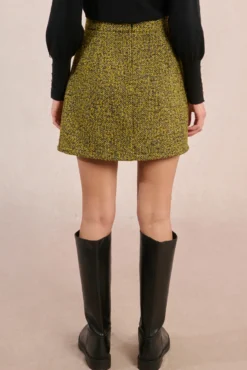 Falda corta estampado animal