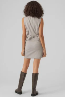 Falda corta estampado cruzada