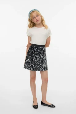 Falda corta lentejuelas