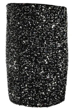 Falda corta lentejuelas maternity