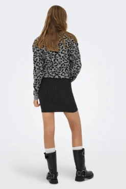 Falda corta lurex