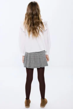 Falda cuadros niña