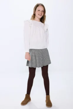 Falda cuadros niña