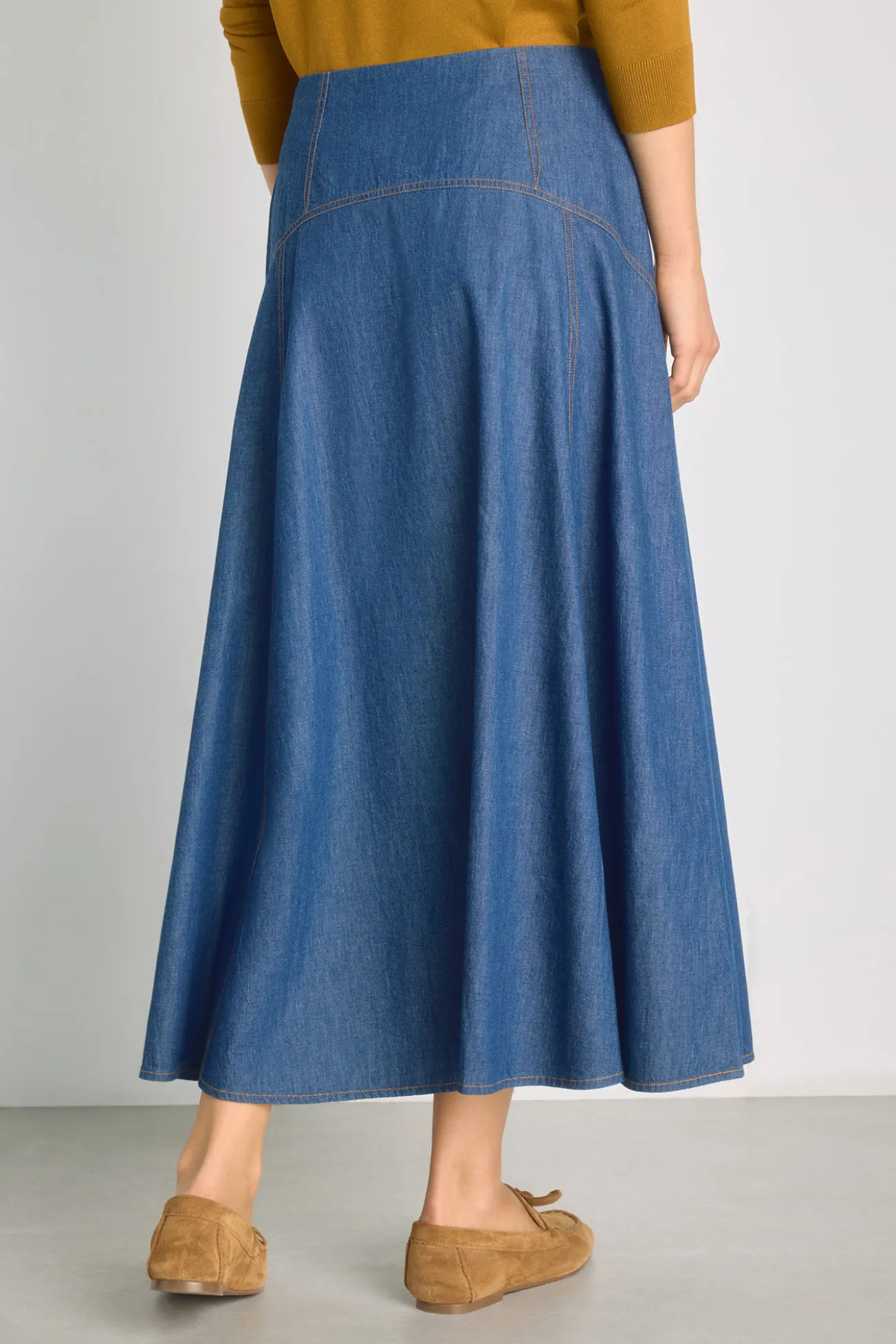 Falda denim
