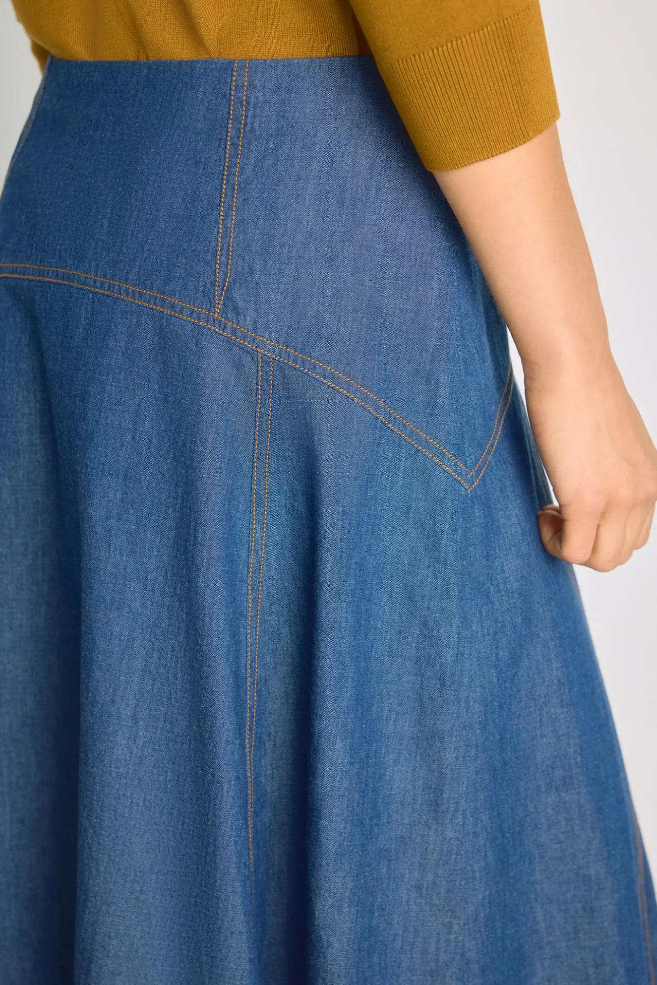 Falda denim
