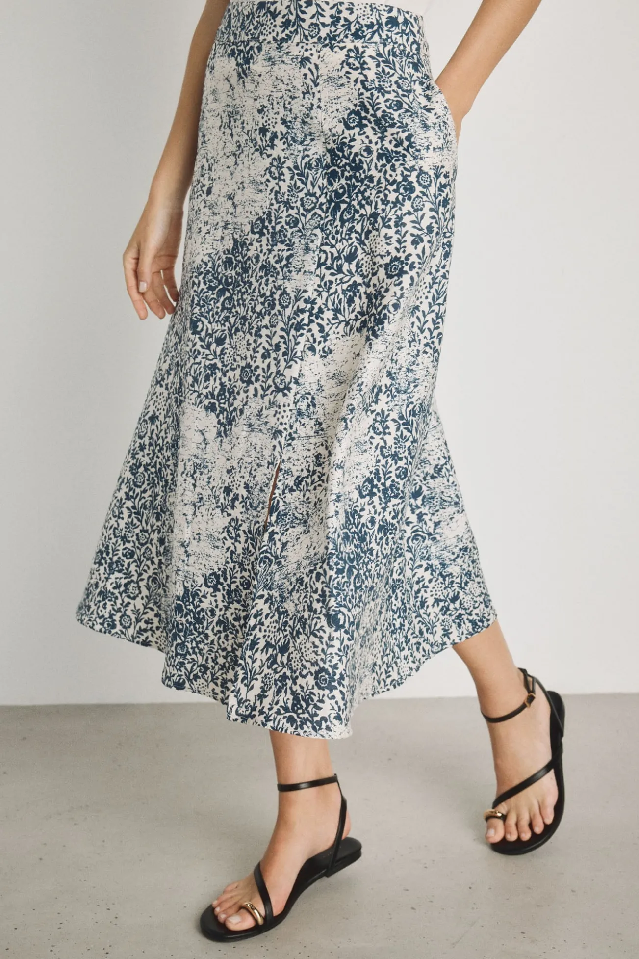Falda estampada